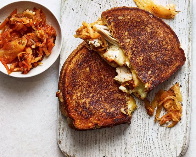 roast chicken toastie