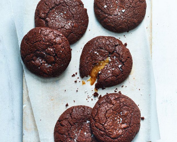 caramel centre cookies