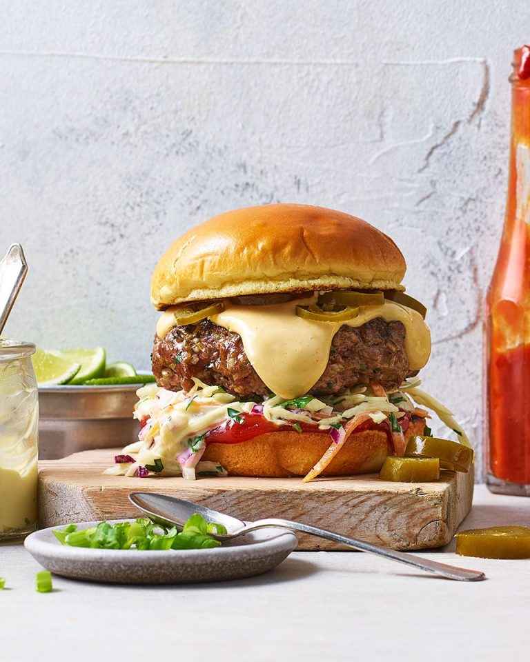 Tex-mex cheeseburger recipe