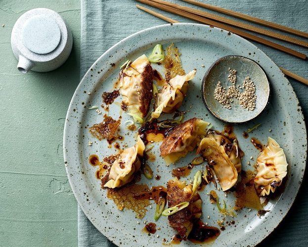 Crispy pork dumplings