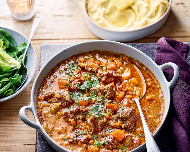 Lamb stew with mash