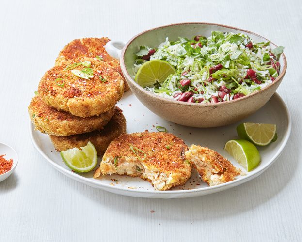 Spiced fishcakes