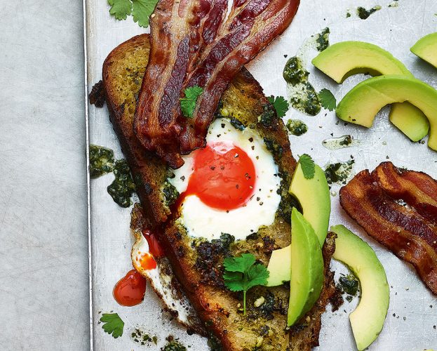 pesto eggs