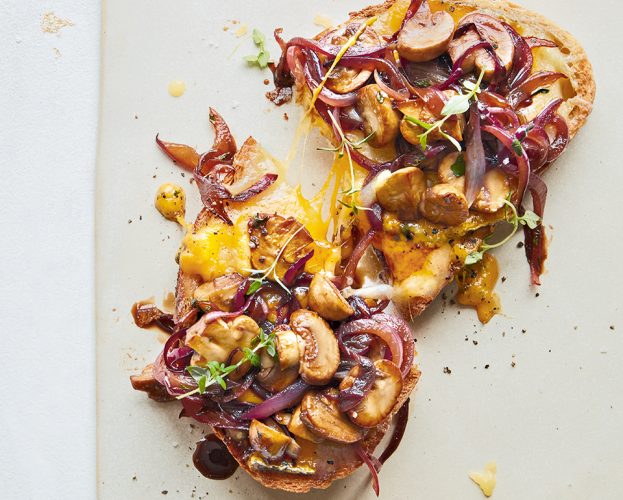 mushroom toastie