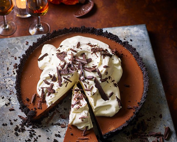 chocolate orange cream pie