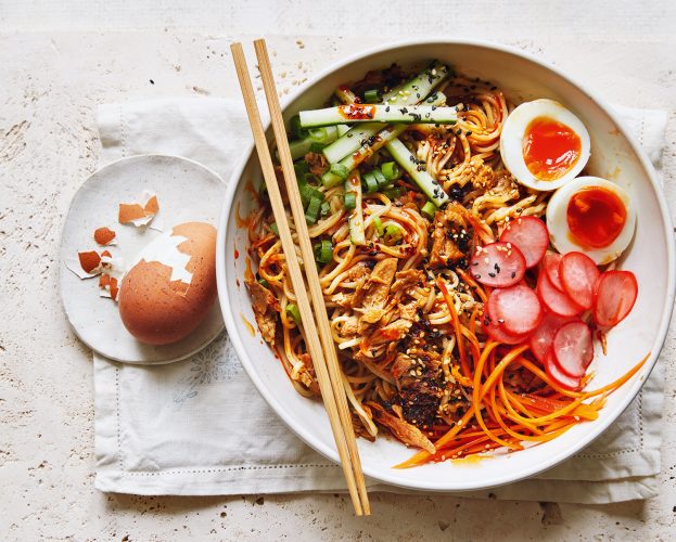 mock duck noodles