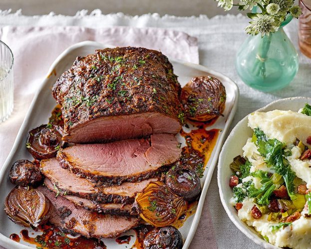 Roast beef with tapenade