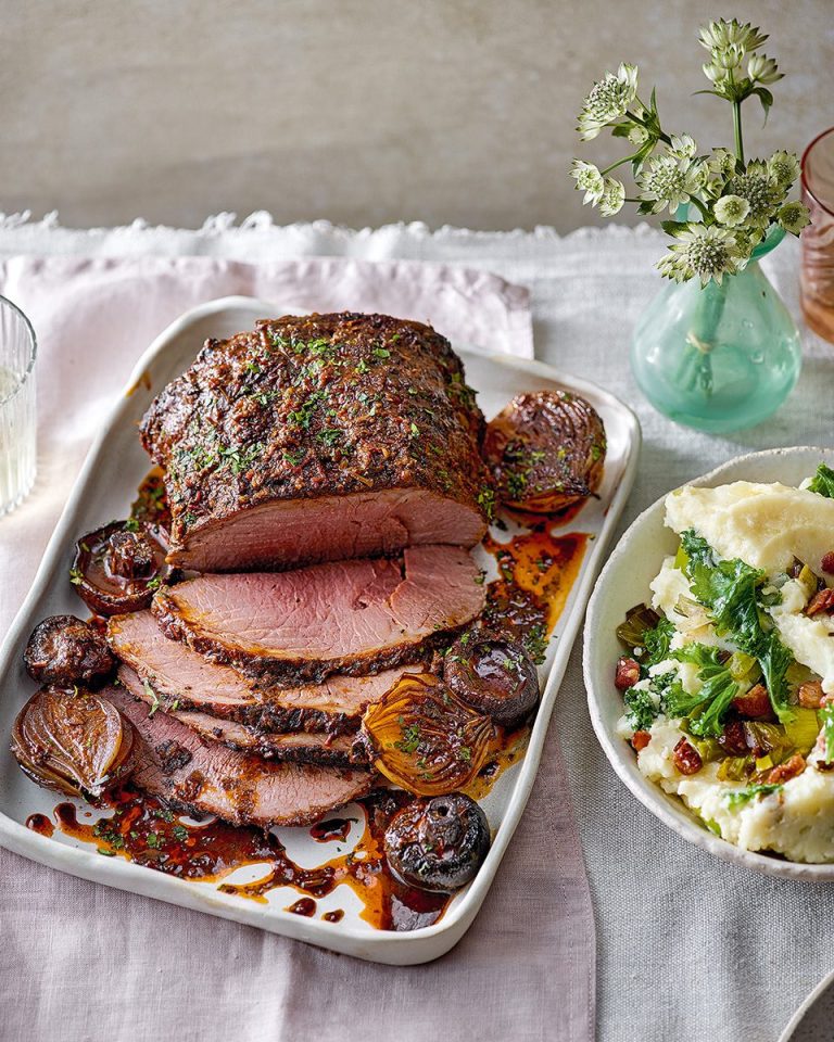 Roast beef with tapenade