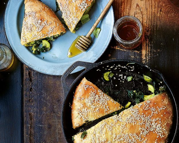 Prassinopita Greens pie