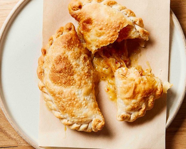 cheese and onion empanada