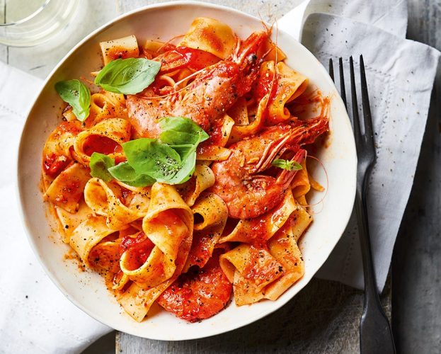 Prawn pasta