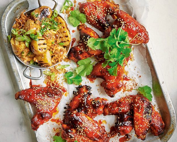Korean barbecue wings