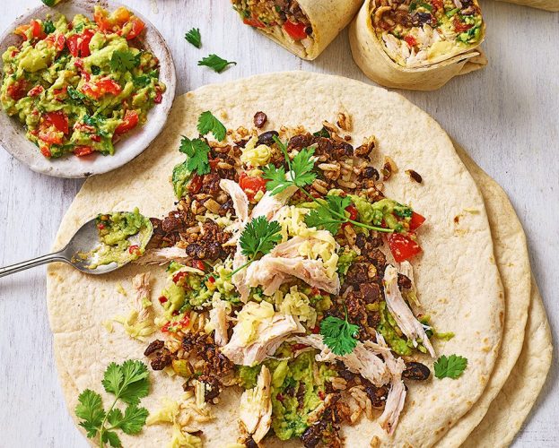 chicken burrito