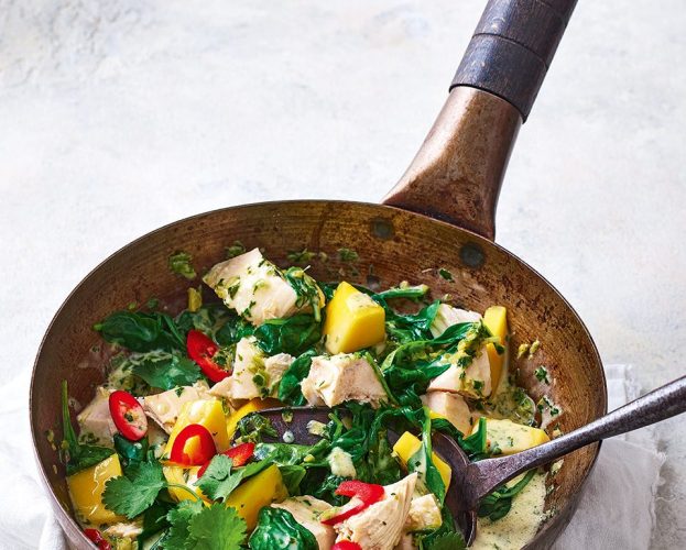 Chicken and mango curry