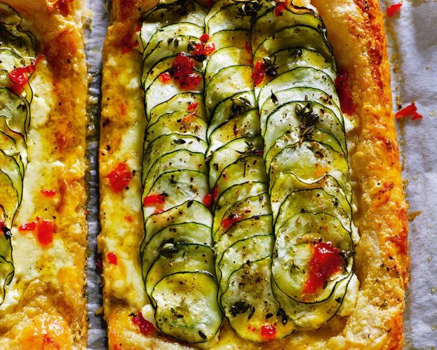 Courgette galette