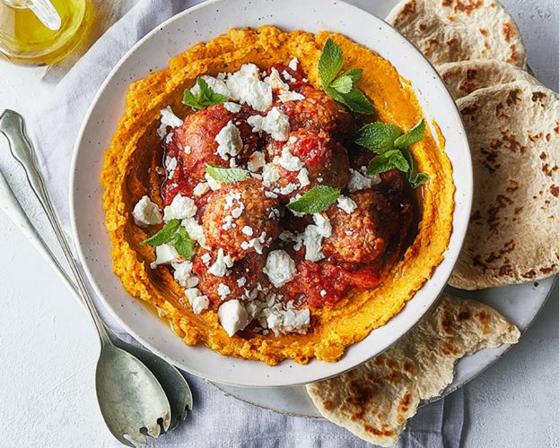 lamb and bulgur wheat meatballs