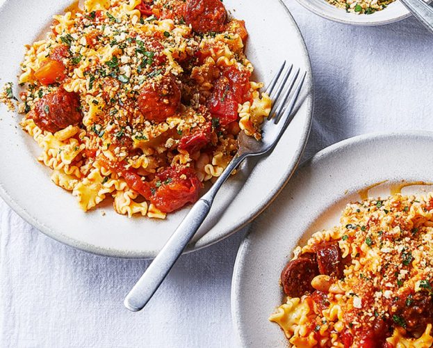 Chorizo pasta
