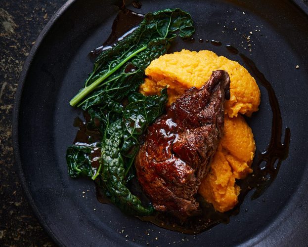 Venison and pumpkin