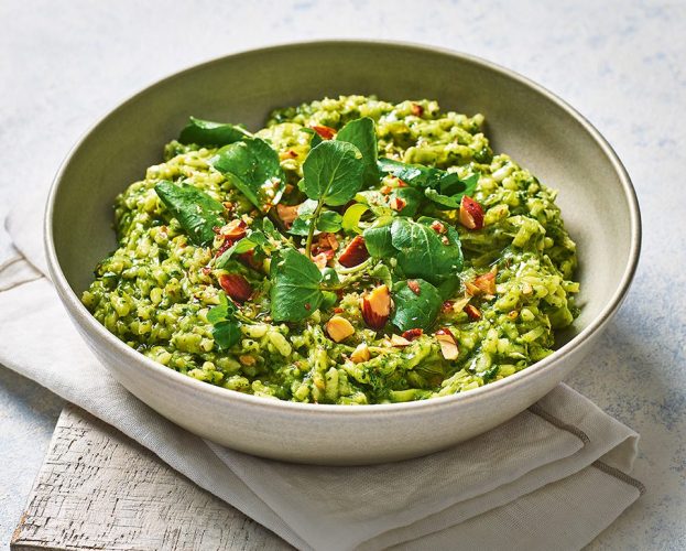 Leek risotto