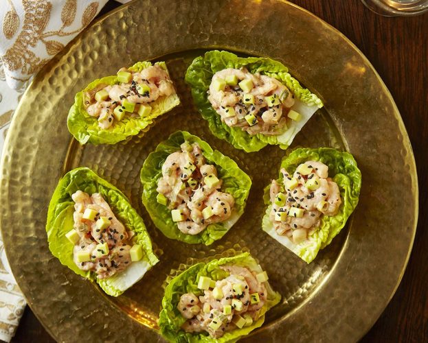 Kimchi prawn cocktail