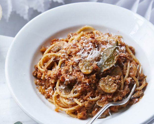 lentil mushroom ragu