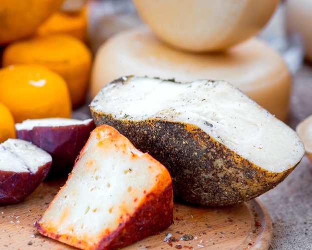 Flavoured cheese
