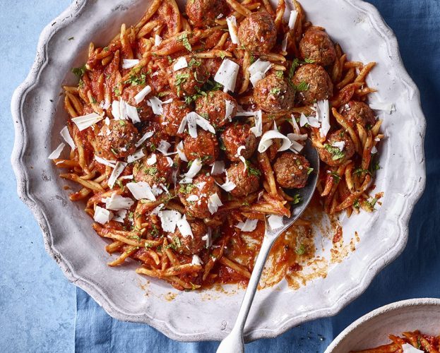 lamb mint harissa meatballs