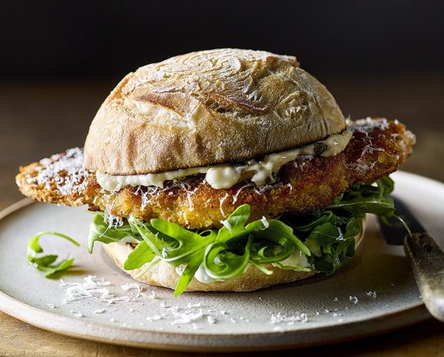 Schnitzel sandwich
