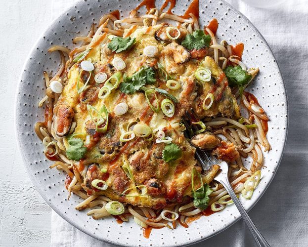 Mussel pancake