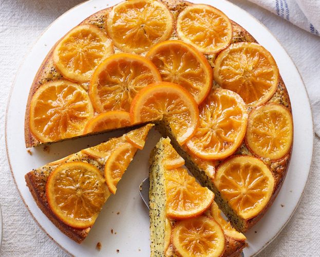 Orange poppy seed cake