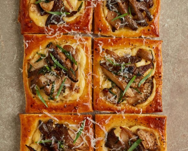 Mushroom danish