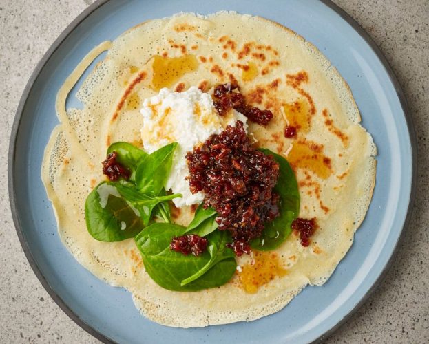 Bacon jam pancakes