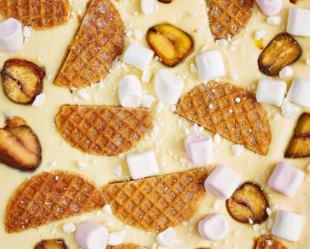 White chocolate bark