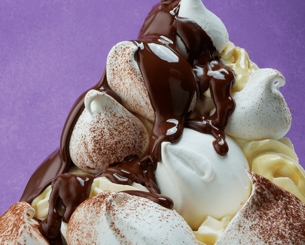 Meringue tower