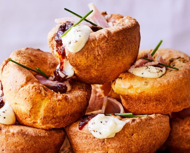 Yorkshire pudding canape