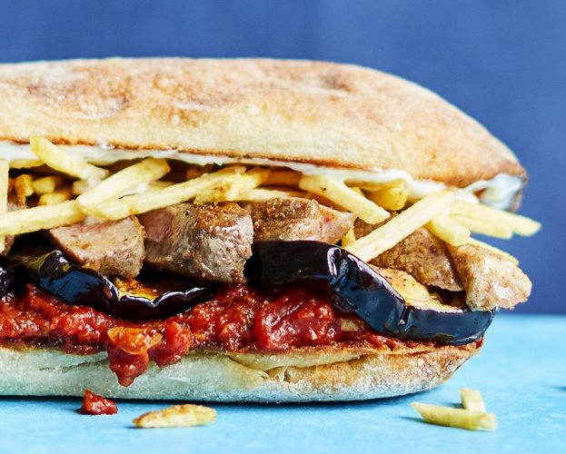 Moussaka sandwich