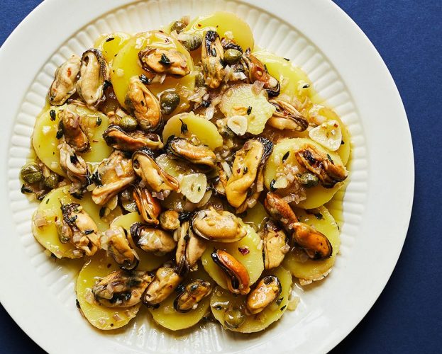 Mussel potato salad