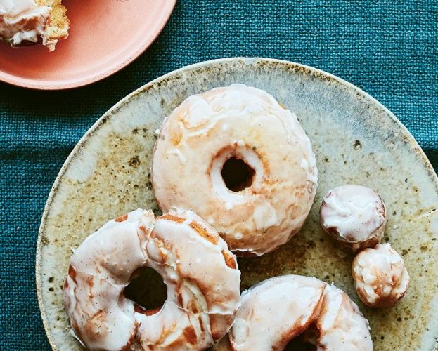 Soured cream doughnuts