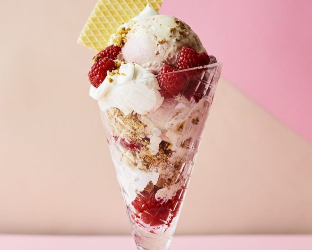 Raspberry cheesecake ice cream