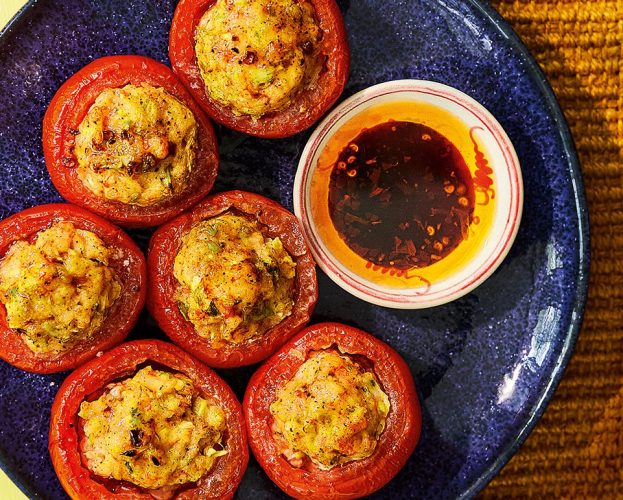 Prawn tomatoes