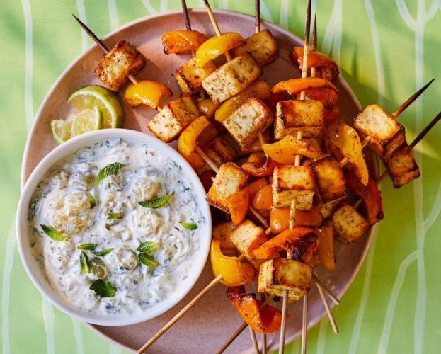 Paneer skewers
