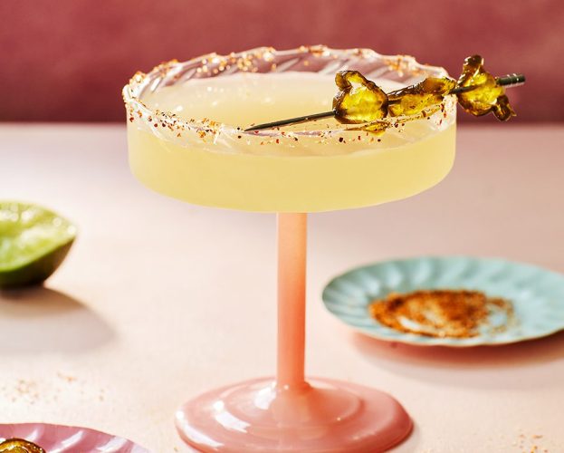 Spicy jalapeño margarita