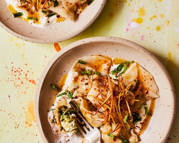 Courgette dumplings