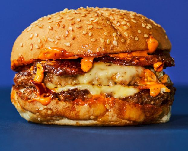 Merguez smash burger