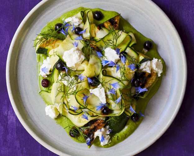 courgette and blackcurrant