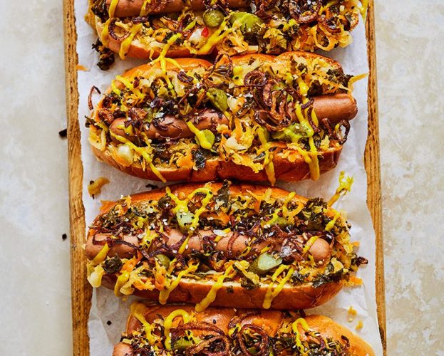 Loaded hot dogs
