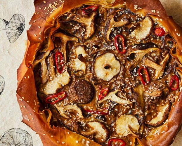 Shiitake Mushroom tart