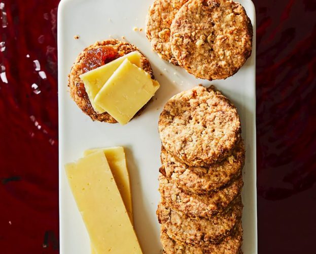 Biscuits for a cheeseboard