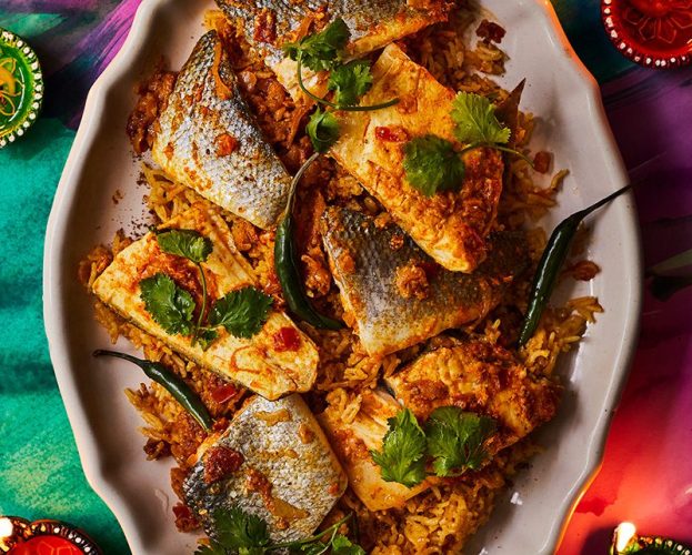 Sindhi fish pulao