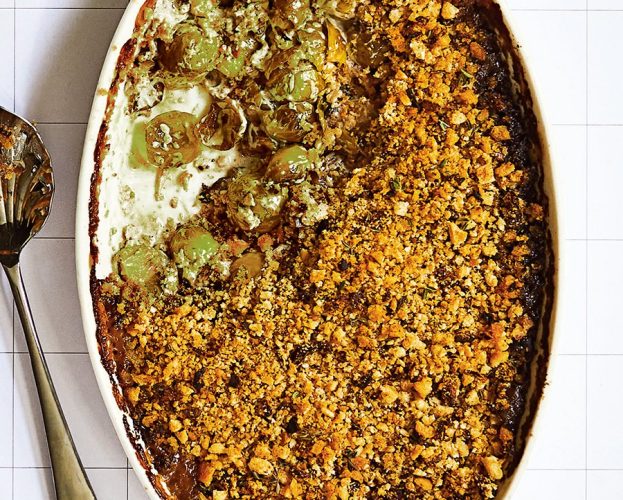 Brussels sprout gratin
